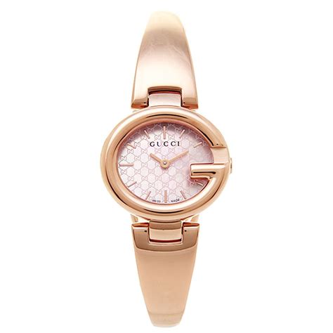 rose gold gucci watches womens white leather|gucci g timeless bee watch.